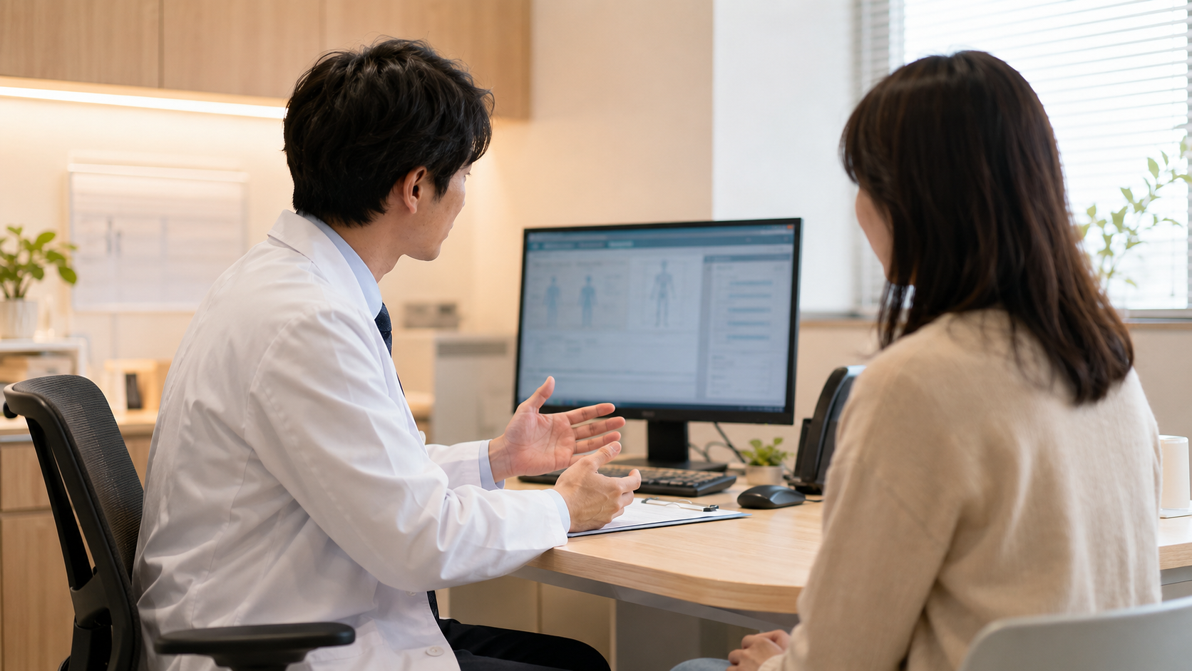 訪問看護のご相談の様子