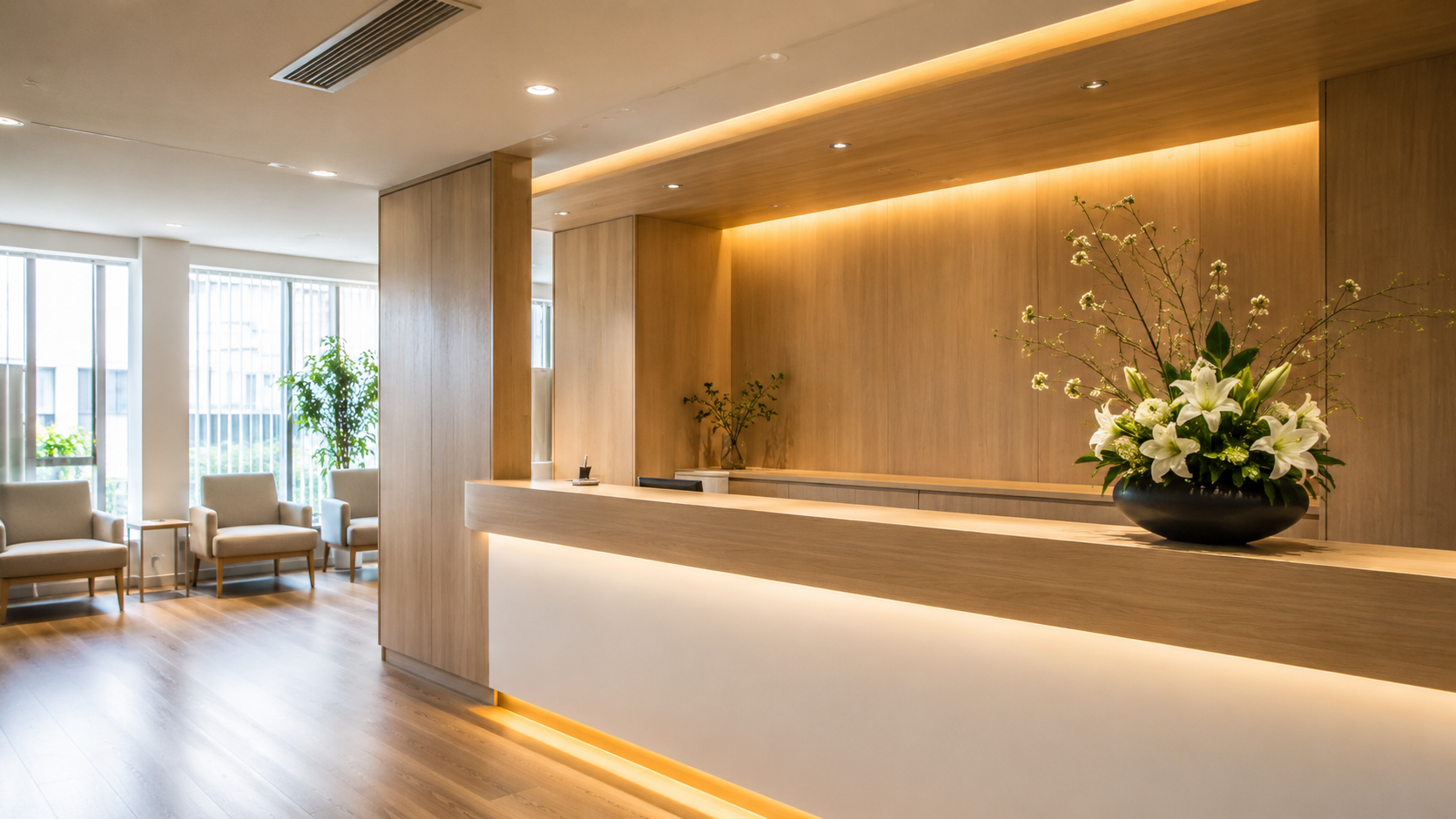受付の様子