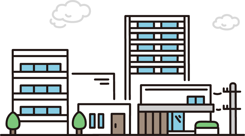 街並みのイラスト